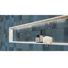 CORONA - Pared Cuadrado Colore Azul Caja x28Und 13.4X13.4 cm