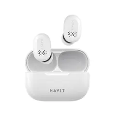 HAVIT - Audífonos Bluetooth Tw925 Smart Touch Airpods Blancos