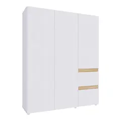 JUST HOME COLLECTION - Closet Cora 200x160x49.8 cm Blanco Fresno