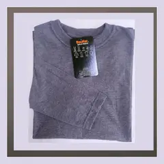 BAUKER - Camibuso Gris Oscuro Manga Larga Talla S
