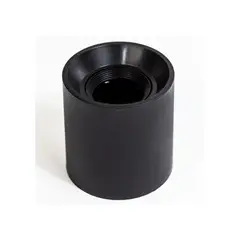 undefined - Cilindro Recesado Basculante Negro Sobreponer en Policarbonato