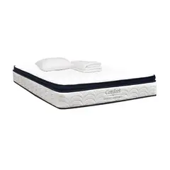 HOTEL DREAMS - Combo Colchón Confort Semidoble 120X190 Cm Medio Firme Ortopédico con Almohada Y Protector
