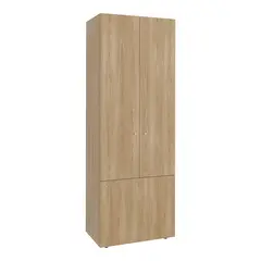 RTA DESIGN - Closet 3 Puertas Tuhogar 170X60X40 Madera Natural Blanco