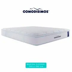 COMODISIMOS - Colchón Doble Sensación de Firmeza Suave Soft Motion 100x190x32 + 1 Almohada + Protector