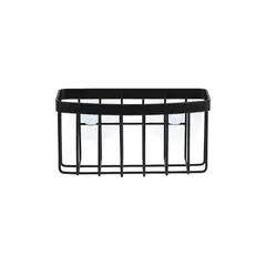GLOBAL OFFER - Porta Esponjas Negro En Acero Inoxidable