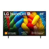 LG - Televisor 65 Pulgadas Nanocell 4k Uhd Webos25 Channels Gratis Magic Remote 65nano80asa