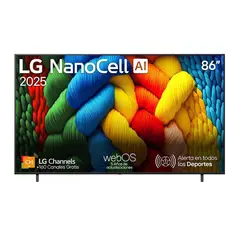 LG - Televisor 86 Pulgadas Nanocell 4k Uhd Webos25 Channels Gratis Magic Remote 86nano80asa