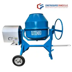 undefined - Mezcladora de 1 Bulto Lite Mix con Motor Gasolina Honda 6.5HP 3600 RPM