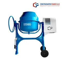 undefined - Mezcladora de 1/2 Bulto Lite Mix Motor Eléctrico Power/Company 1HP Monofásico 110-220V 1800RPM