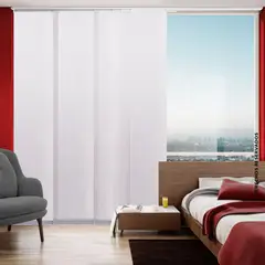 REGGIA - Cortina Panel Japonés Blackout 180X220Cm Blanco Pb