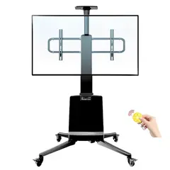 undefined - Soporte de Pedestal Motorizado para TV de 55 a 85 con Control