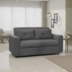 ELITE LIVING - Sofa Cama Bourbon 1.40 Tela Gris