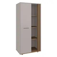 JUST HOME COLLECTION - Closet Vance 178X80X52 cm Blanco/Natural
