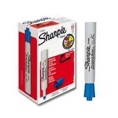 SHARPIE - Marcador Permanente Tank Azul X 12 Unidades