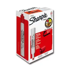 SHARPIE - Marcador Permanente Tank Rojo X12 Unds