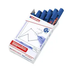 EDDING - Marcador Borrable Recargable E-360 Azul X10 Un