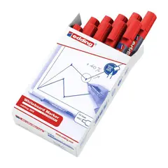 EDDING - Marcador Borrable Recargable E-360 Rojo X10 Un