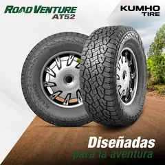 KUMHO - Llanta 245/65R17 107T At52 Vt Camioneta On/Off