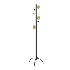 JUST HOME COLLECTION - Perchero de Piso Aguapé 158x41 cm Negro
