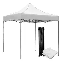 undefined - Carpa Toldo 2X2 Plegable Lona Impermeable Blanca