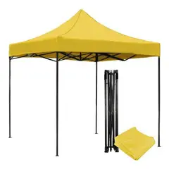 undefined - Carpa Toldo 3X3 Reforzado Plegable Impermeable Amarillo