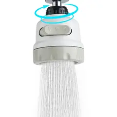 ENERGY PLUS - Grifo ahorrador agua giratorio con adaptador