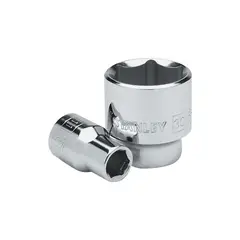 STANLEY - Copa 10 mm Cuadrante 1/2 Pulgada 6 Puntas Ref 4-86-510