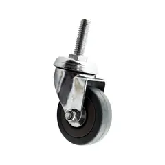 FIXSER - Rodachina rle rosca gris 2 pulgadas ( 5 cm diámetro)