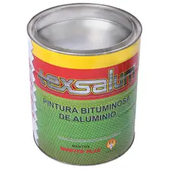 TEXSA - Texsalum Pintura Bituminosa De Aluminio 0,8kg Protección UV Cubiertas Y Asfalto