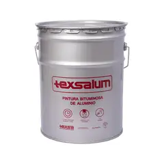 TEXSA - Texsalum Pintura Bituminosa De Aluminio 16kg Protección UV Cubiertas Y Asfalto