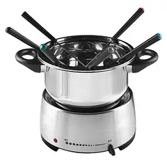 WURDEN - Fondue 6 Puestos Temperatura Ajustable Acero Inoxidable