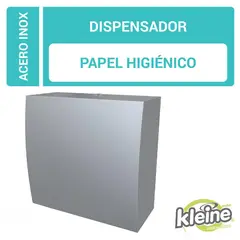KLEINE WOLKE - Dispensador De Papel Higiénico En Acero Inoxidable De 26x31x13 Cm