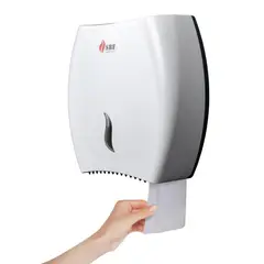 KLEINE WOLKE - Dispensador De Papel Higiénico Plástico Blanco De 30X27X10 Cm