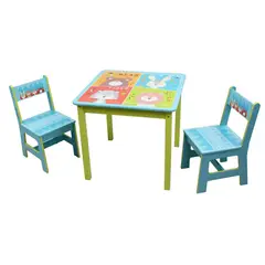 undefined - Set Infantil Mesa + 2 Sillas Zoo
