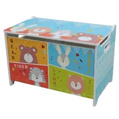 JUST HOME COLLECTION - Baul Organizador Infantil 60x36cm Zoo