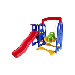 SCOOP - Columpio Con Rodadero Y Aro Basket 3 En 1