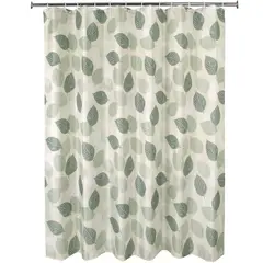 JUST HOME COLLECTION - Cortina Bano Poliester Leaf 178x180 cm
