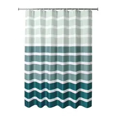 JUST HOME COLLECTION - Cortina Bano Poliester Stripe 178x180 cm