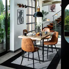 undefined - Juego Comedor Vexa 4 Puestos 140x80x76cm