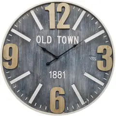 JUST HOME COLLECTION - Reloj Old Town 60 Cm Gris
