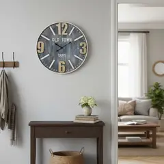 JUST HOME COLLECTION - Reloj Old Town 60 Cm Gris