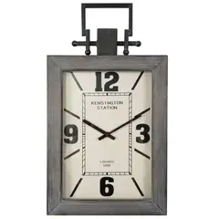 JUST HOME COLLECTION - Reloj Recta London 30x53 cm Gris