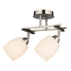 CASA BONITA - Lámpara Techo New Aluminio 2 Luces E27