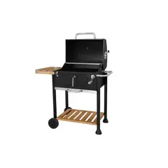 undefined - Asador a carbón con bandeja con tapa 104x104cm mr beef
