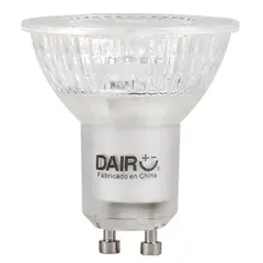 DAIRU - Set de 3 Bombillo Led Par16/Gu10 Vidrio 4.3w Luz Cálida Certificado