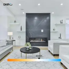 DAIRU - Set de 3 Bombillo Led Par16/Gu10 Vidrio 4.3w Luz Fría Certificado