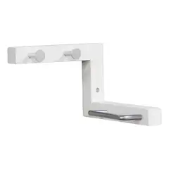 HOMY - Perchero Pared Plegable Blanco