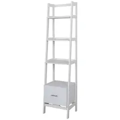 JUST HOME COLLECTION - Estante Home con Cajon 38x44x178 cm Blanco