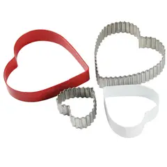 JUST HOME COLLECTION - Set De 3 Moldes Corazón