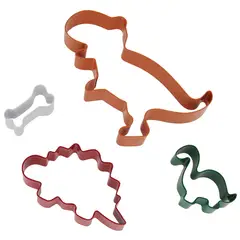 JUST HOME COLLECTION - Set De 4 Moldes Dinosaurios